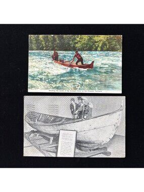 Vintage Postcard 1940s Soldier Mail Set WWII Saga War Norwegian Quinault River